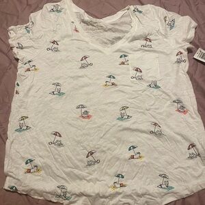 Torrid Beach Bullies V-Neck Tshirt